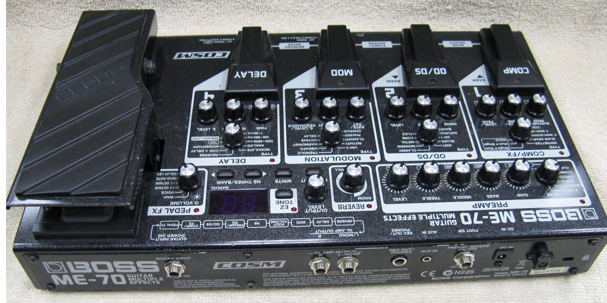 boss me 70 multi effects pedal Boss ME-70 Guitar Effects Processor