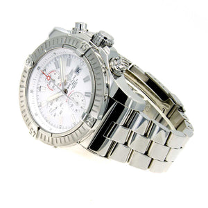 Breitling Super Avenger with White Dial - Chicago Pawners & Jewelers