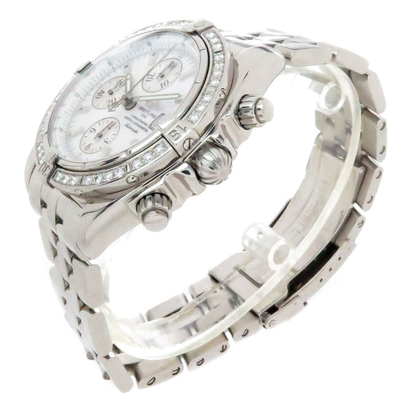 Breitling Chronomat Evolution with Factory Diamond Bezel - Chicago Pawners & Jewelers