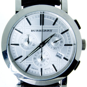 Burberry Heritage Silver Chronograph - Chicago Pawners & Jewelers