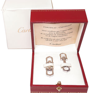 Cartier Elongated C Cufflinks - Chicago Pawners & Jewelers