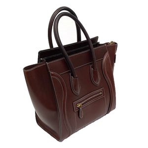 Celine Micro Luggage Bag in Natural Calfskin - Chicago Pawners & Jewelers