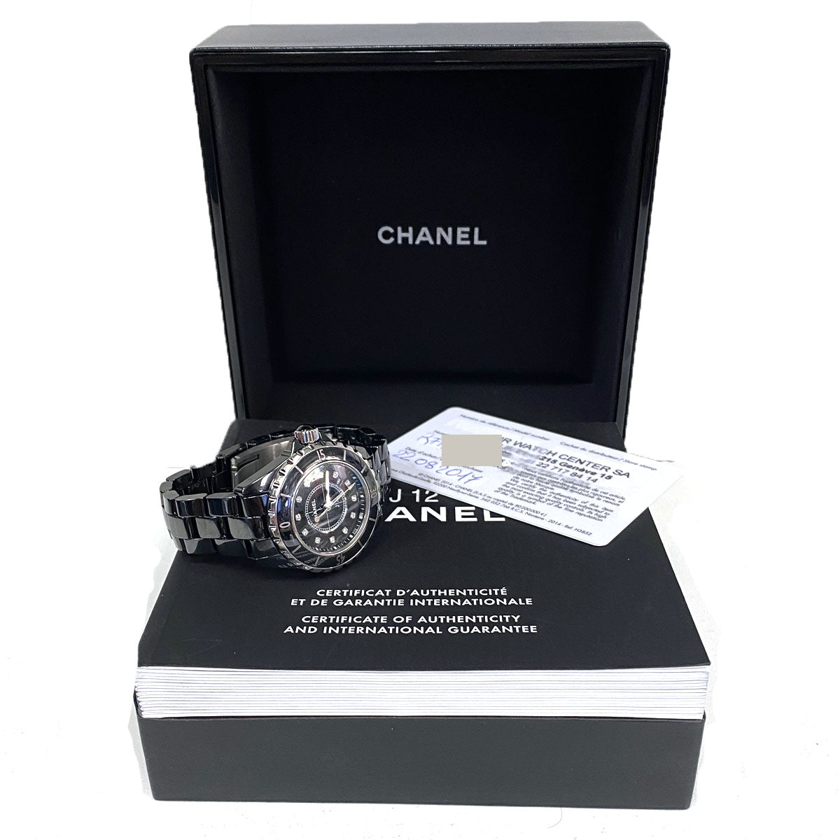 Ceramic Diamond Dial Watch