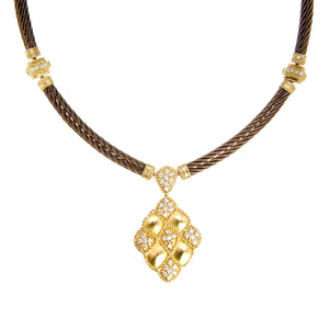 Charriol Petra Flamme Blanche Diamond Necklace - Chicago Pawners & Jewelers