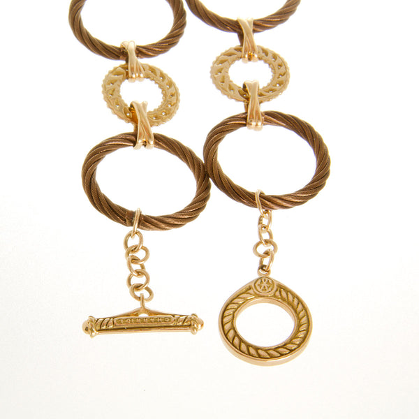 Charriol Petra Celtique Diamond Toggle Bracelet - Chicago Pawners & Jewelers