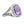 David Yurman Albion Amethyst & Diamond Ring 14mm