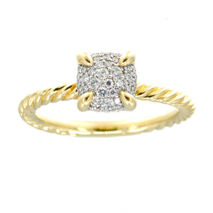 David Yurman Chatelaine Ring in 18K with Full Pavé Diamonds - Chicago Pawners & Jewelers