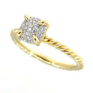 David Yurman Chatelaine Ring in 18K with Full Pavé Diamonds - Chicago Pawners & Jewelers