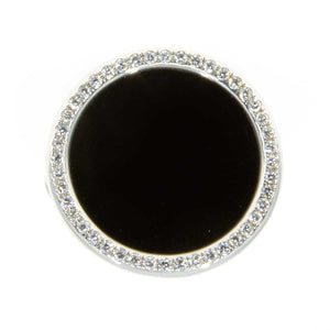 David Yurman Elements Ring with Black Onyx and Diamonds - Chicago Pawners & Jewelers