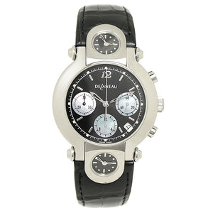 DeLaneau Three Time Zones Chronograph - Chicago Pawners & Jewelers