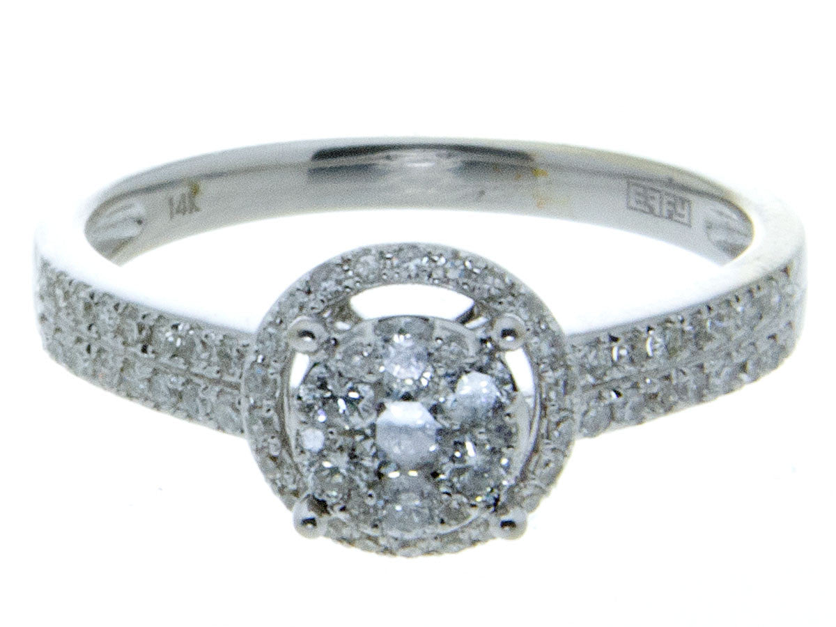 Effy Bouquet Diamond Halo Engagement Ring | Chicago Pawners & Jewelers