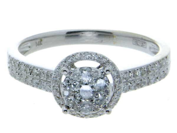 Effy Bouquet Diamond Halo Engagement Ring - Chicago Pawners & Jewelers