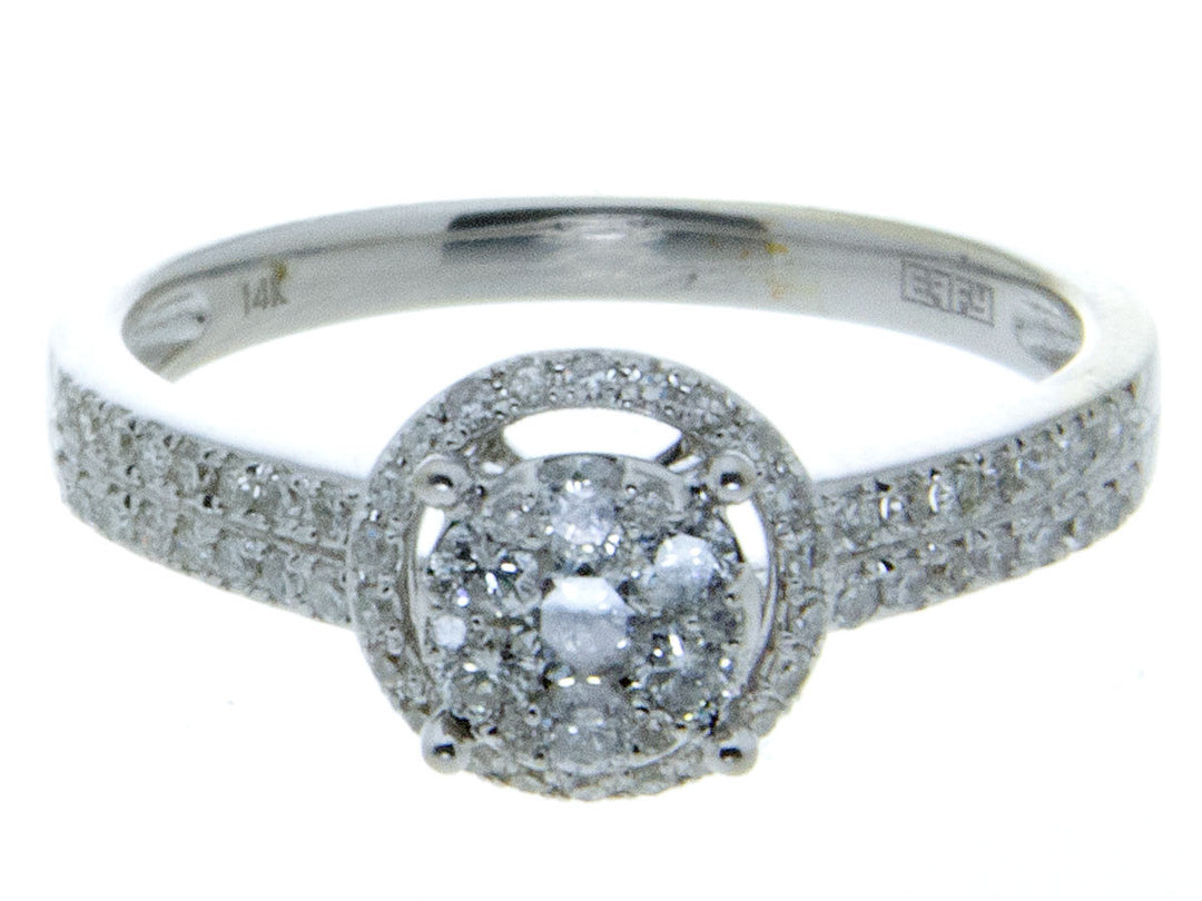 Effy Bouquet Diamond Halo Engagement Ring – Chicago Pawners & Jewelers