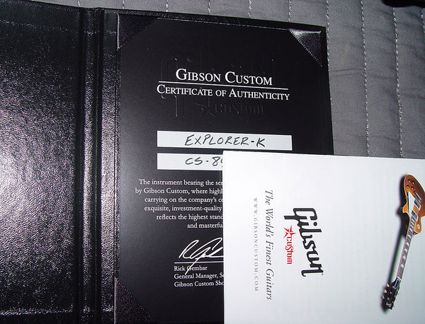 Gibson Custom Shop 1958 Korina Allen Collins Explorer - Chicago Pawners & Jewelers