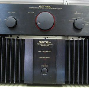 Rotel RC-1070 PreAmp and RB-1070 Power Amp - Chicago Pawners & Jewelers