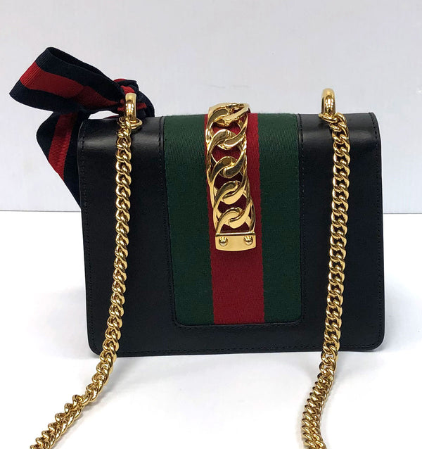 Gucci Sylvie Mini Leather Shoulder Bag - Chicago Pawners & Jewelers