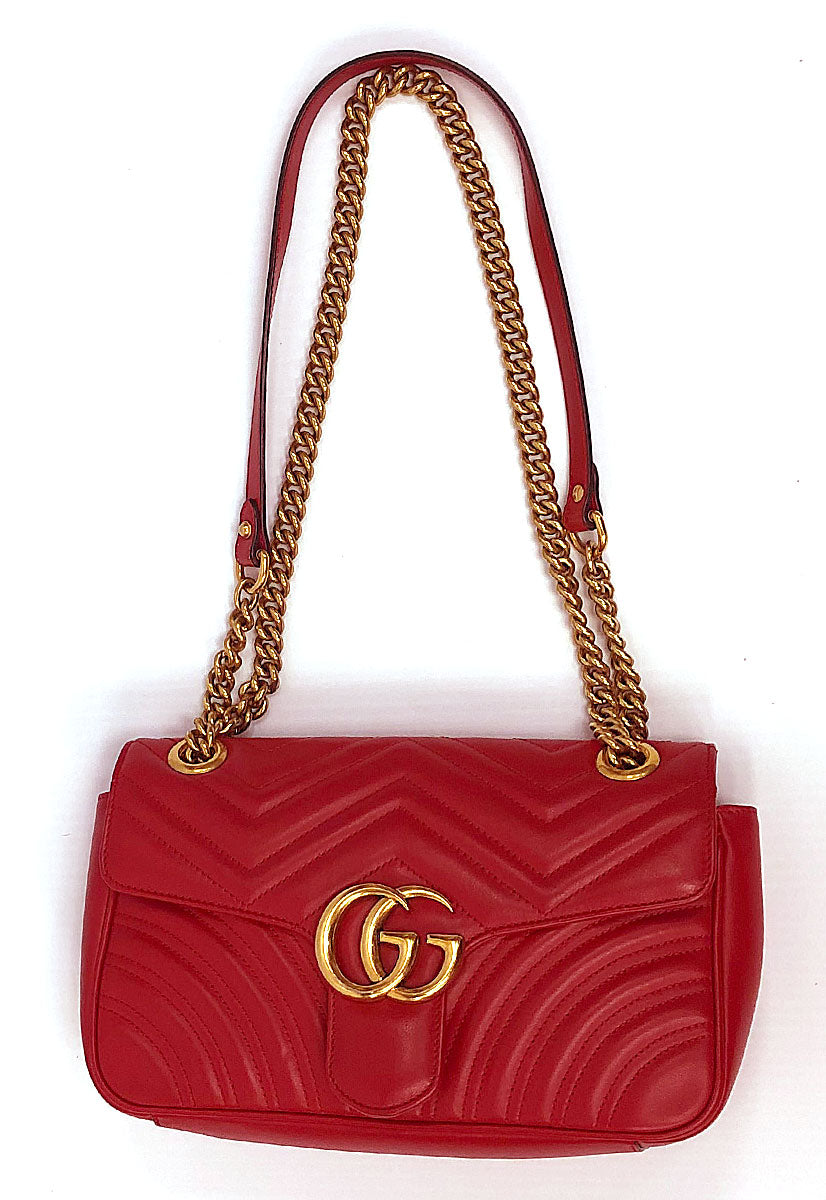 Gucci GG Marmont Large Matelassé Shoulder Bag NEW