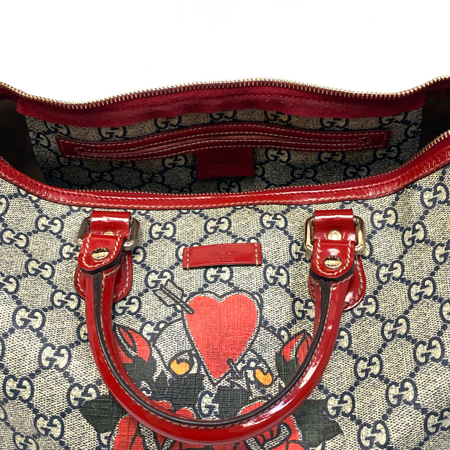 Gucci GG Tattoo Heart Medium Joy Boston Bag - Chicago Pawners & Jewelers