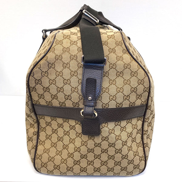 Gucci GG Logo Beige Large Carry-on Duffle