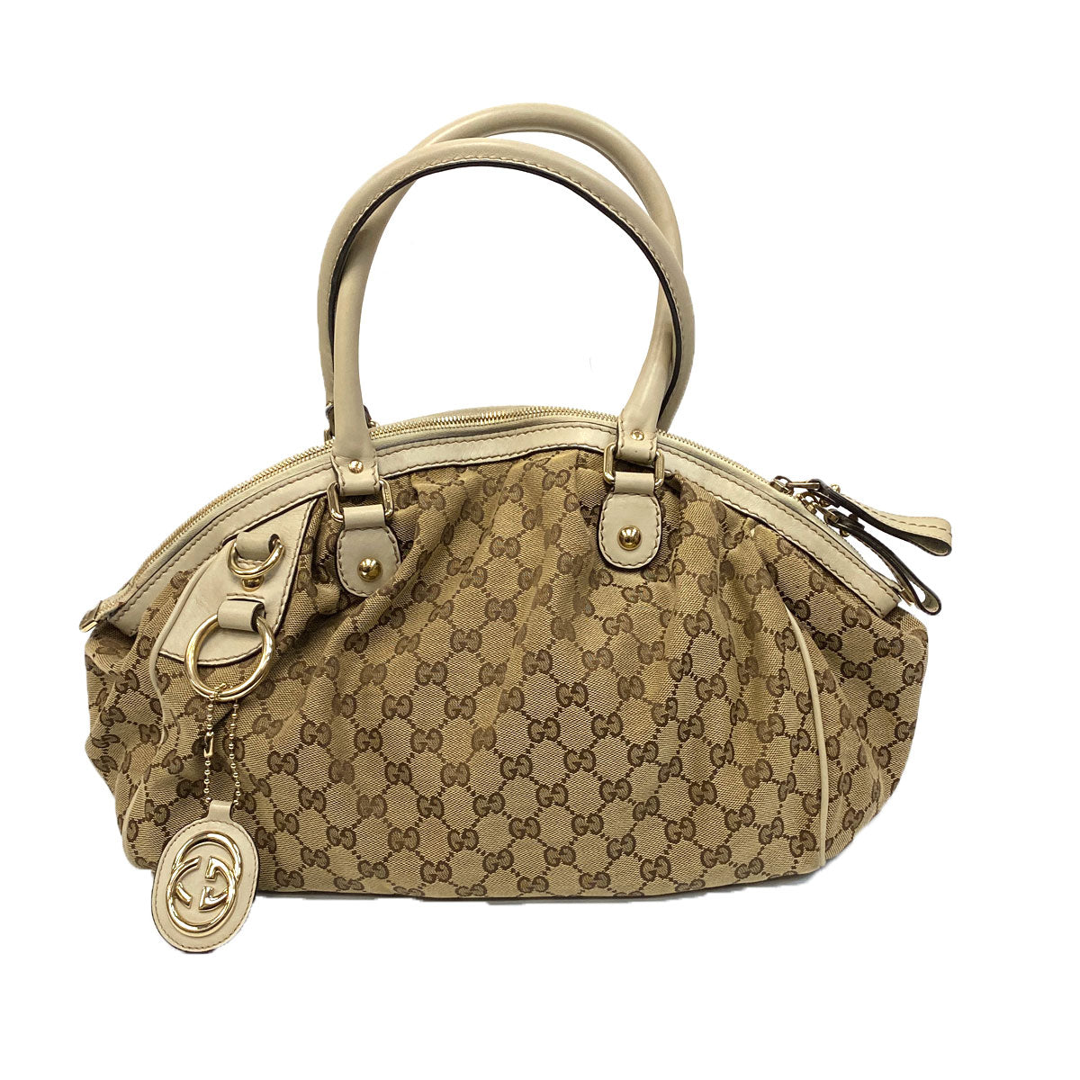 Gucci GG Canvas Medium Sukey Hobo - Black Hobos, Handbags - GUC1361553