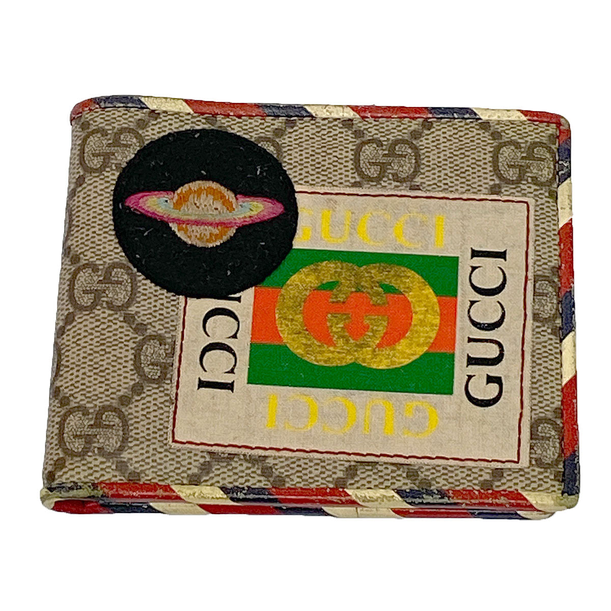 Gucci Men's Night Courrier GG Supreme Wallet