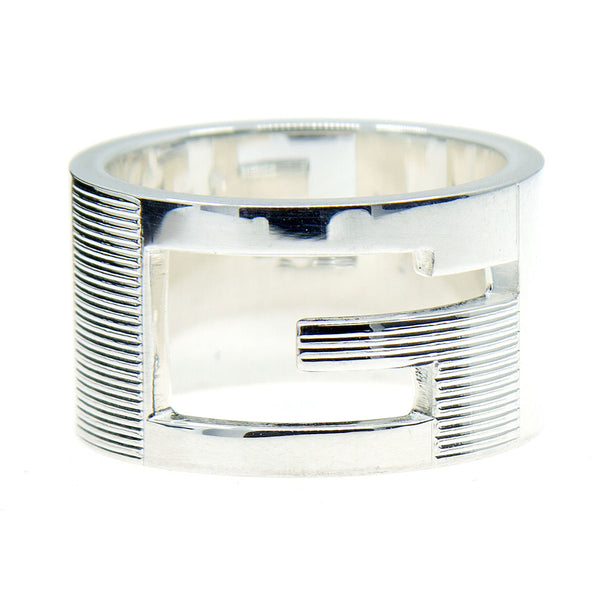 Gucci Wide Cutout G Band Ring - Chicago Pawners & Jewelers