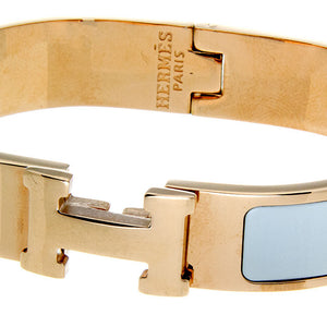 Hermes Clic H White Enamel Bracelet - Chicago Pawners & Jewelers