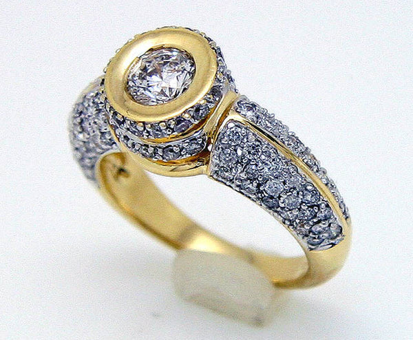 1.79ct Pave' Diamond Engagement Ring - Chicago Pawners & Jewelers