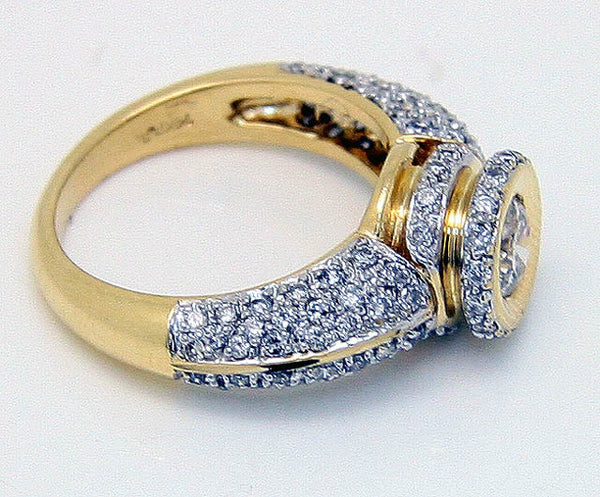 1.79ct Pave' Diamond Engagement Ring - Chicago Pawners & Jewelers