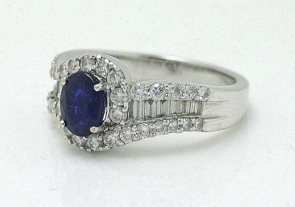 2.00ct Sapphire & Diamond Ring - Chicago Pawners & Jewelers