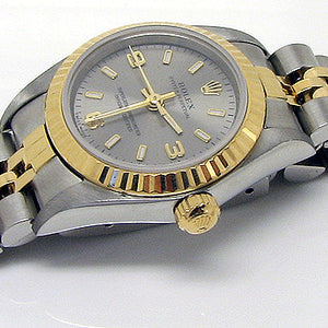 Rolex Oyster Perpetual (No Date) SS/18K - Chicago Pawners & Jewelers