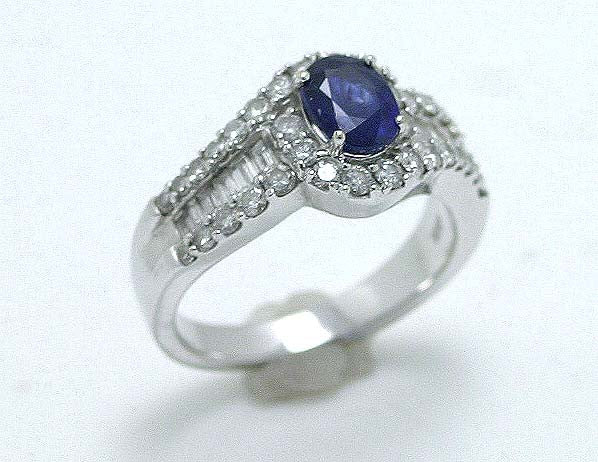 2.00ct Sapphire & Diamond Ring - Chicago Pawners & Jewelers