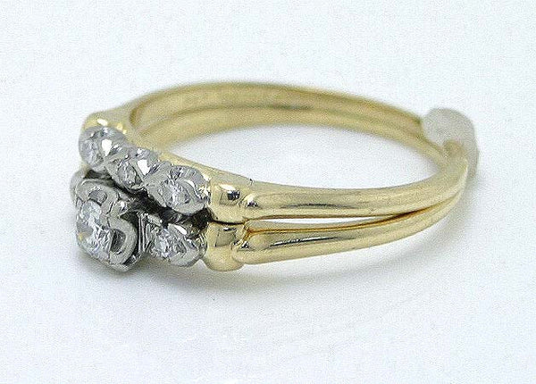 1940s Diamond Bridal Set - Chicago Pawners & Jewelers