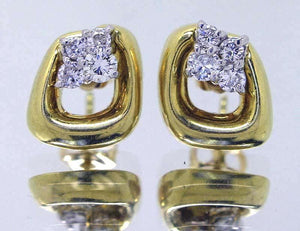 Jose Hess Designed 18KT Diamond Earrings - Chicago Pawners & Jewelers