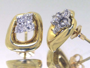 Jose Hess Designed 18KT Diamond Earrings - Chicago Pawners & Jewelers