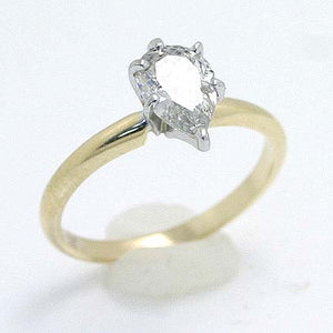 1.26ct Pear Shaped Diamond Solitaire Ring - Chicago Pawners & Jewelers