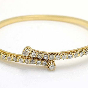 Victorian Diamond Bangle Bracelet - Chicago Pawners & Jewelers