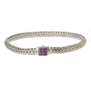 John Hardy Classic Chain Bracelet with Amethyst - Chicago Pawners & Jewelers