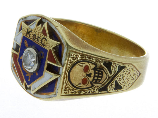 Vintage Diamond Knights of Columbus Ring – Chicago Pawners & Jewelers