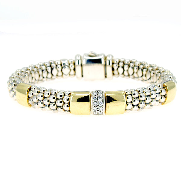 Lagos Caviar Diamond Lux Bracelet - Chicago Pawners & Jewelers