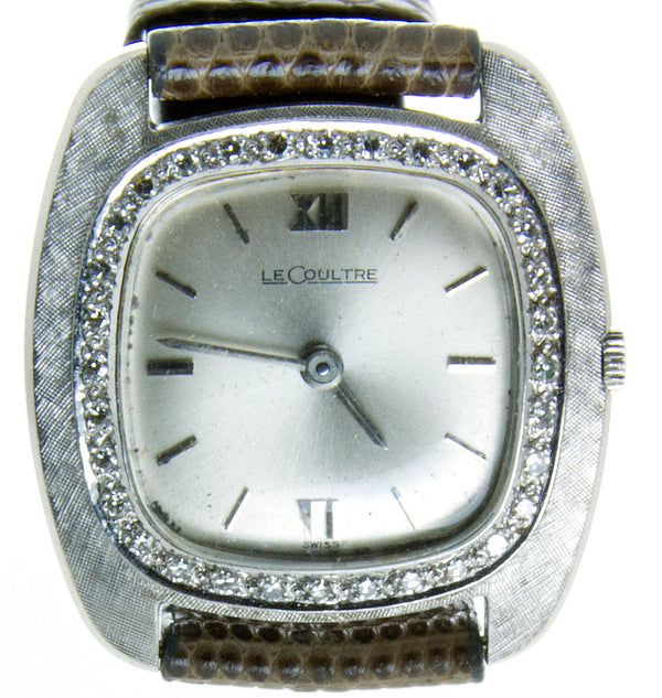 1950s LeCoultre Gold & Diamond Watch - Chicago Pawners & Jewelers