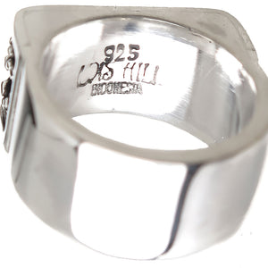 Lois Hill Scroll Caviar Bead Ring - Chicago Pawners & Jewelers