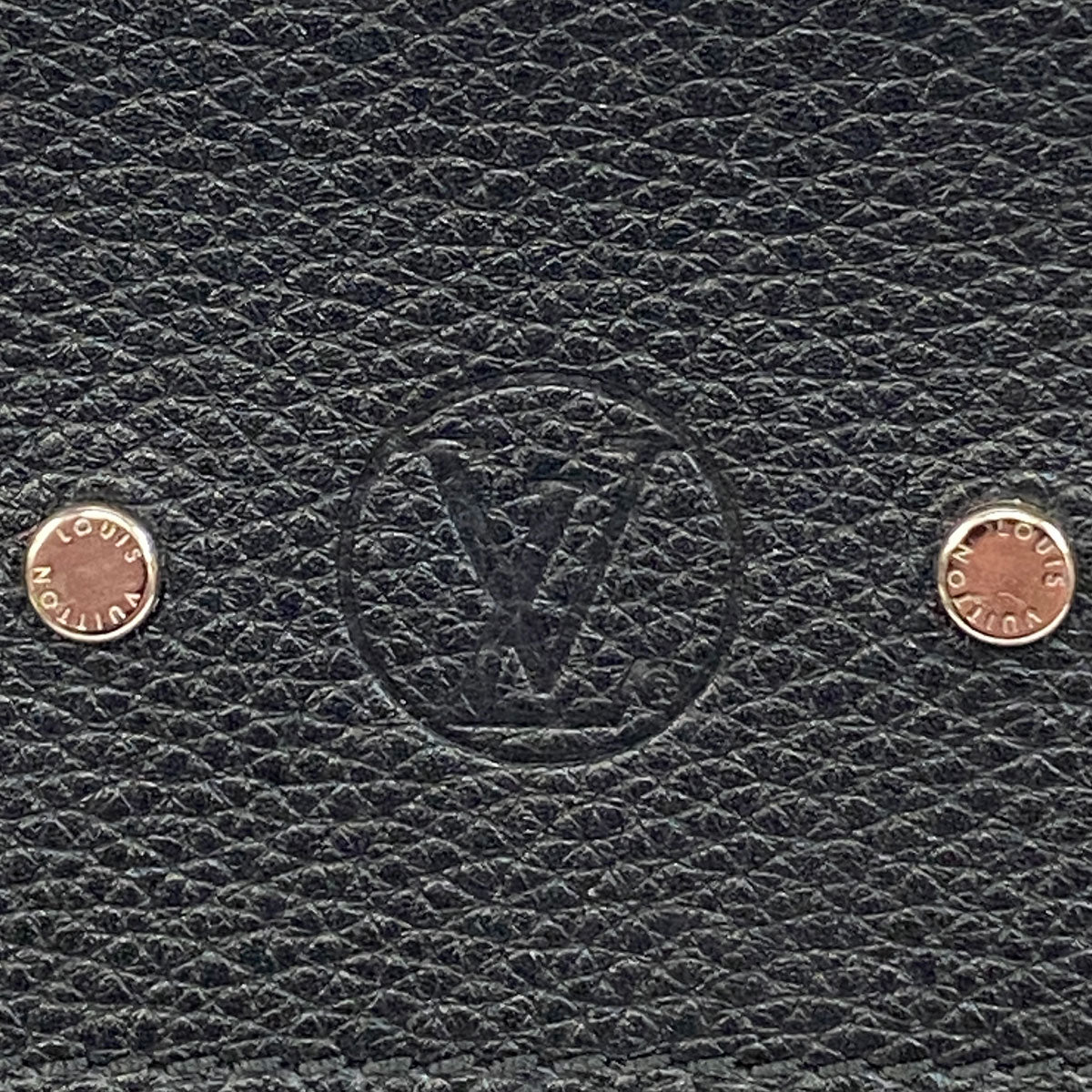 Louis Vuitton Black & Galet Calfskin City Steamer MM