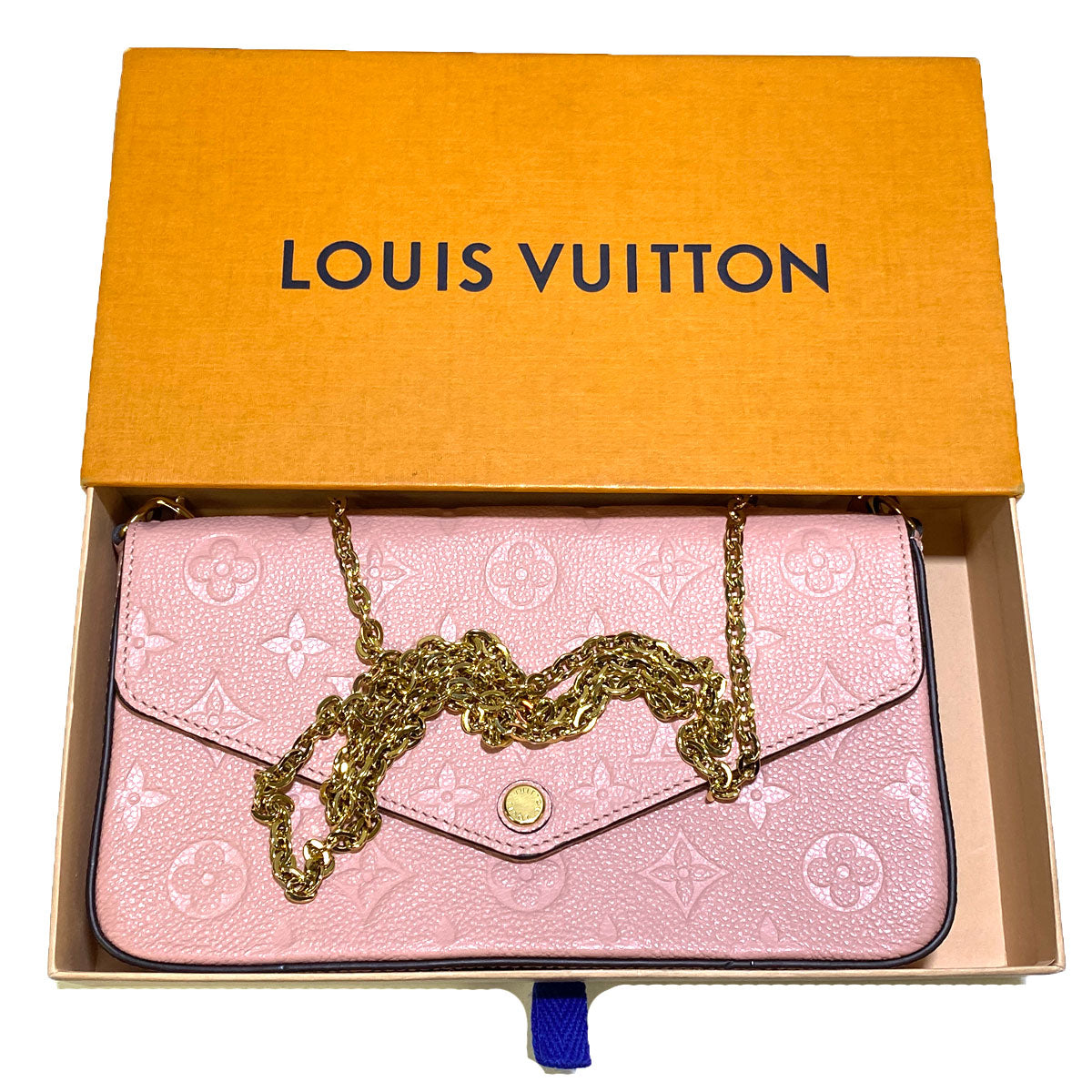 Louis Vuitton Félicie Pochette Rose Poudre Monogram Empreinte Leather –  Chicago Pawners & Jewelers