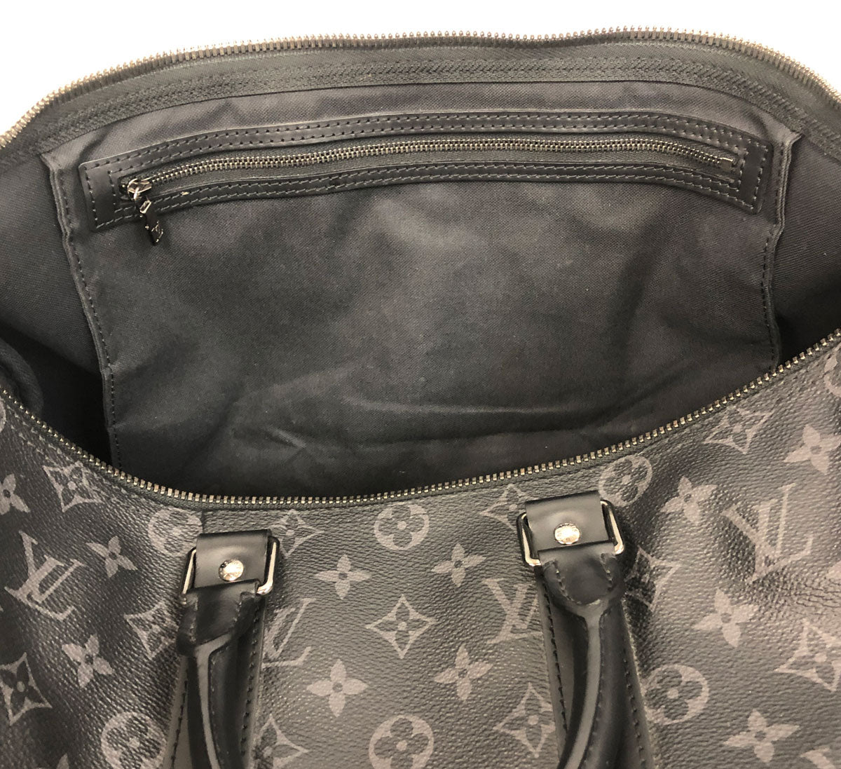 Louis Vuitton Keepall Bandouliére 45 Monogram Eclipse Canvas – Chicago  Pawners & Jewelers
