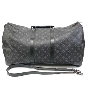 Louis Vuitton Keepall Bandouliere 55 Monogram Eclipse - Chicago Pawners & Jewelers