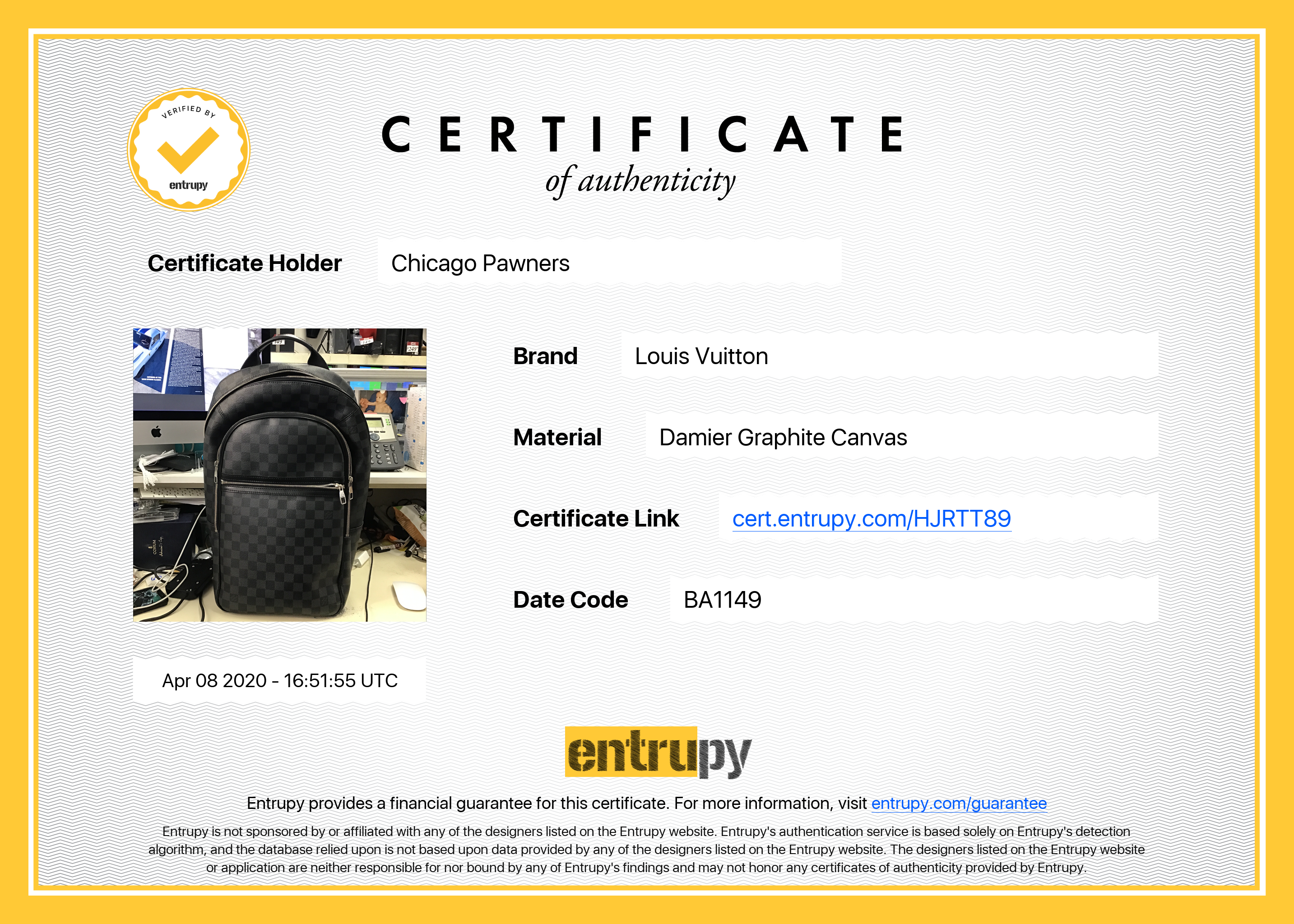 ioffer louis vuitton michael backpack Louis Vuitton Michael Backpack Damier Graphite