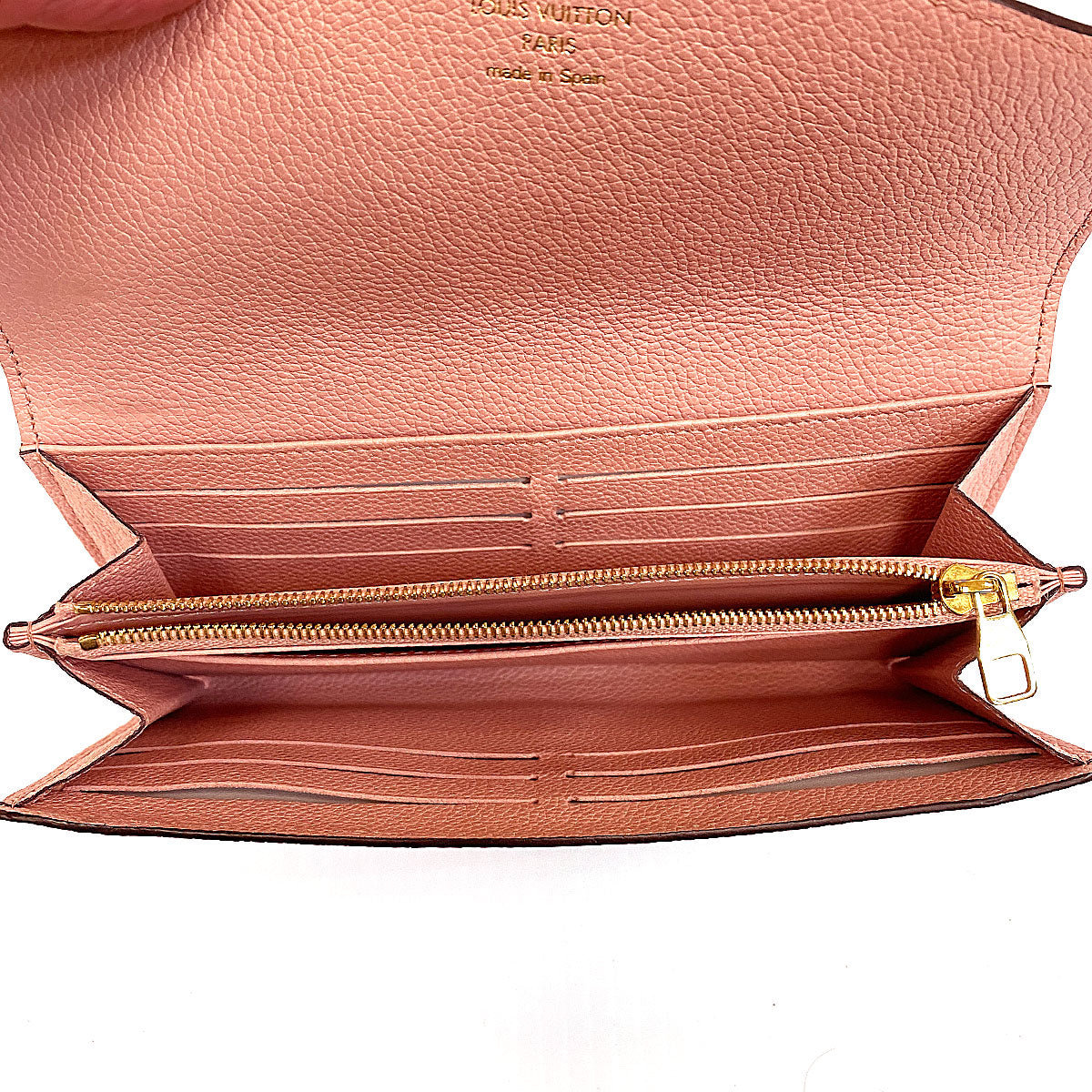 Louis Vuitton lv Sarah wallet monogram with pink interior