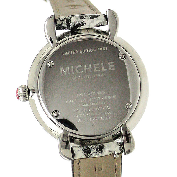 Michele Cloette Fleur Diamond Flower Watch - Chicago Pawners & Jewelers