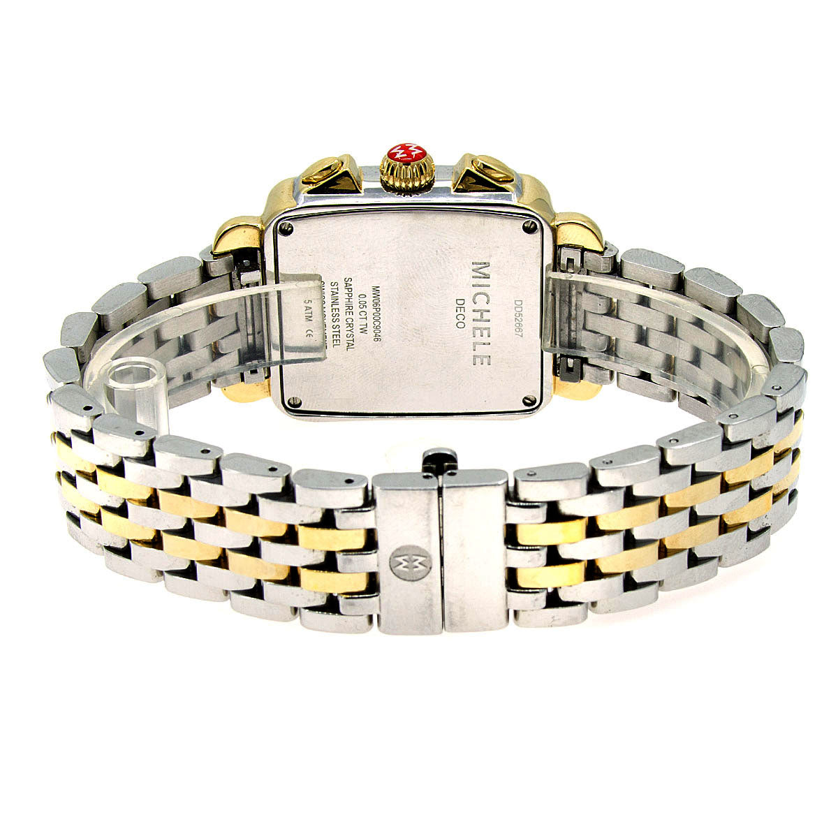 Michele Deco Two Tone Diamond Dial Chicago Pawners Jewelers